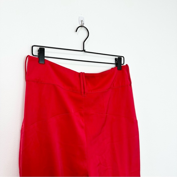 NBD Satin Cigarette Pant in Red NWT size XL - Picture 6 of 11